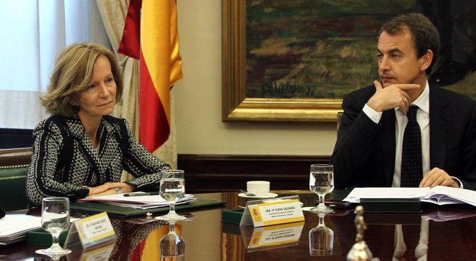 Elena Salgado y Rodríguez Zapatero
