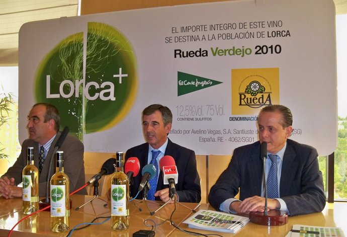 Presentación Del Vino De La DO Rueda 'Lorca +' En El Corte Inglés