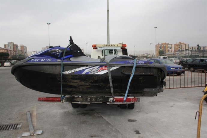 Moto Acuática Implicada En Un Suceso En Málaga 