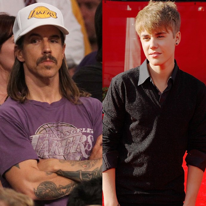 Montaje Anthony Kiedis Y Justin Bieber
