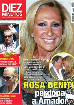 Rosa Benito En La Portada De 'Diez Minutos'