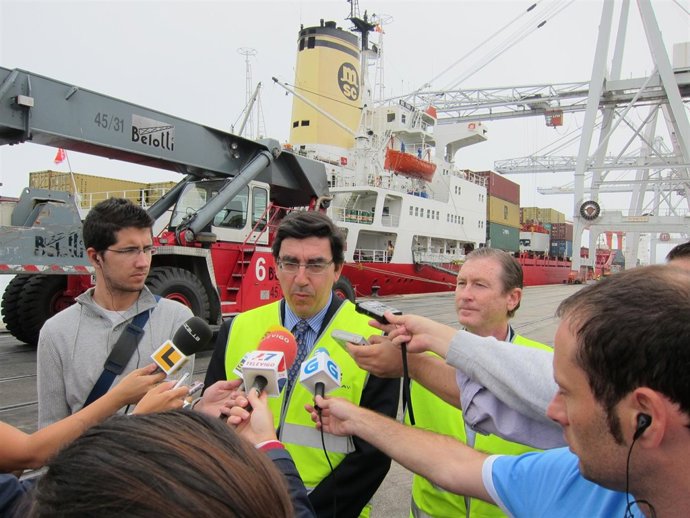 El Presidente De La Autoridad Portuaria De Vigo, Ignacio  López-Chaves.