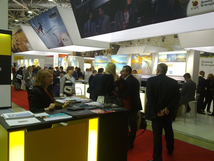 Stand baleares en Rusia