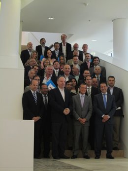 Firmantes Convenio Colaboración Rehabilitación Viviendas Camiño