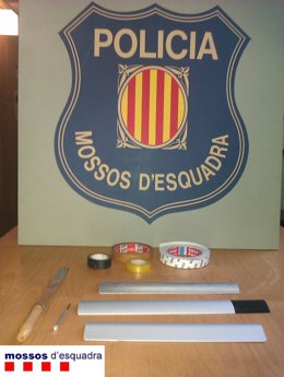 Material Decomisado Utilizado Para Robar En Cajeros Automáticos