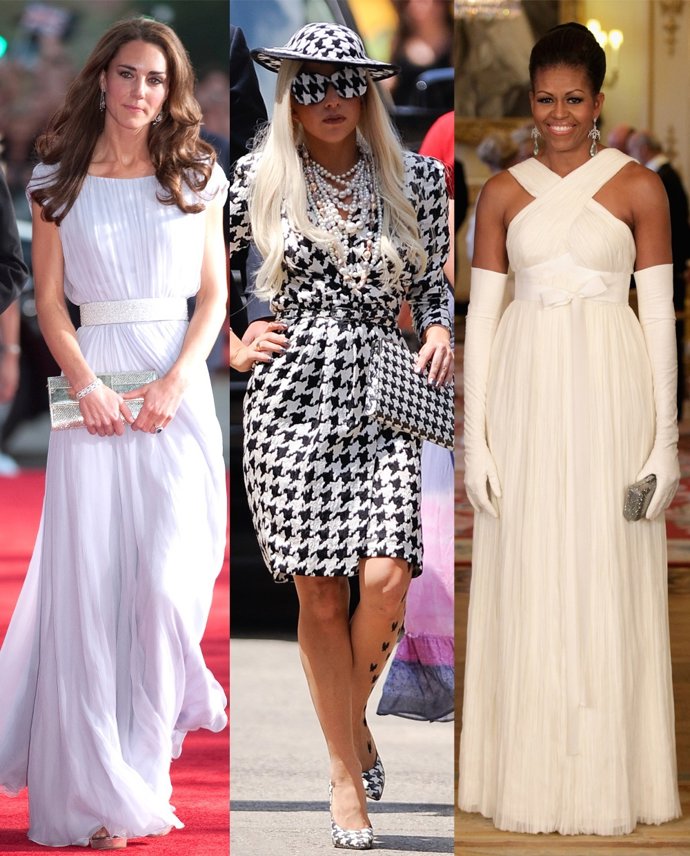 Montaje De La Princesa Catalina, Lady Gaga Y Michelle Obama 