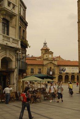 Imagen del centro de la ciudad asturiana de Avilés