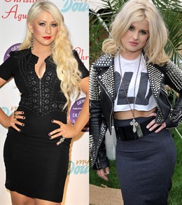Montaje Kelly Osbourne Y Christina Aguilera