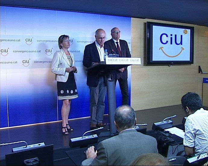 Rueda De Prensa De Josep Antoni Duran I Lleida