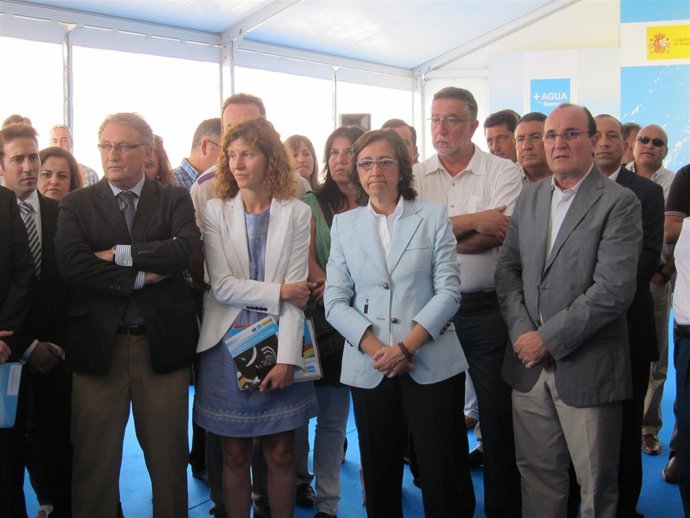 Aguilar Inaugura Las Conducciones De La Desaladora De Carboneras