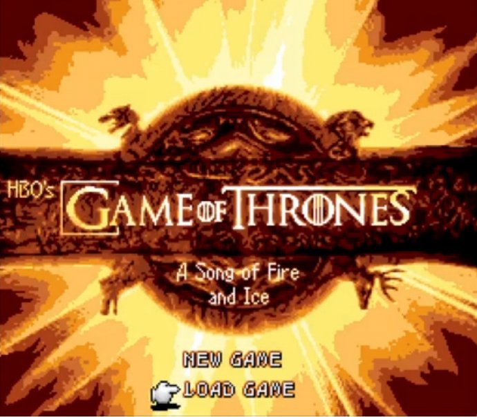 Videojuego Ficticio De Juego De Tronos