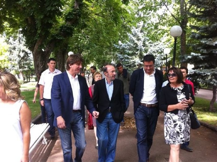 Alfredo Pérez Rubalcaba Visita Soria