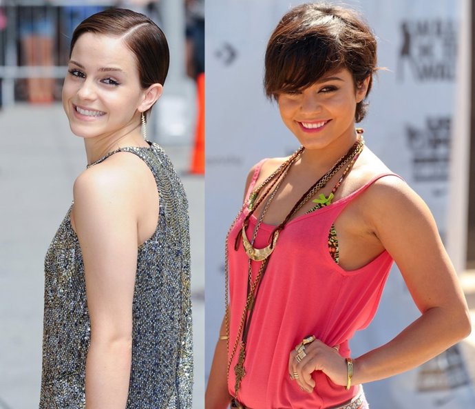Montaje Looks Emma Watson Y Vanessa Hudgens
