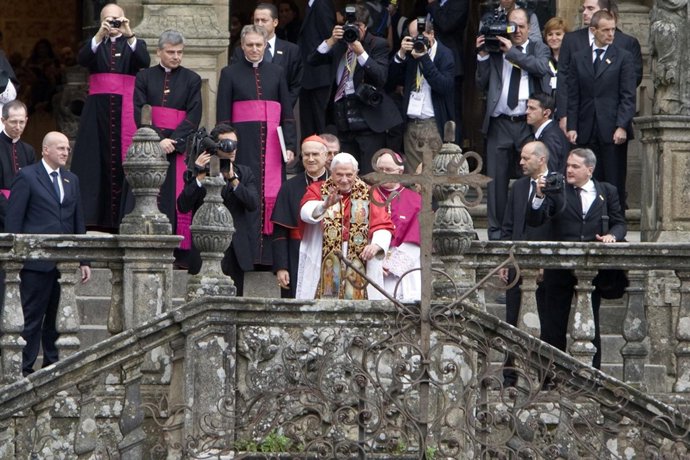 El Papa Benedicto XVI en Santiago de Compostela