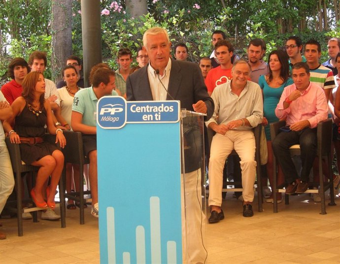 El Presidente Del PP Andaluz, Javier Arenas