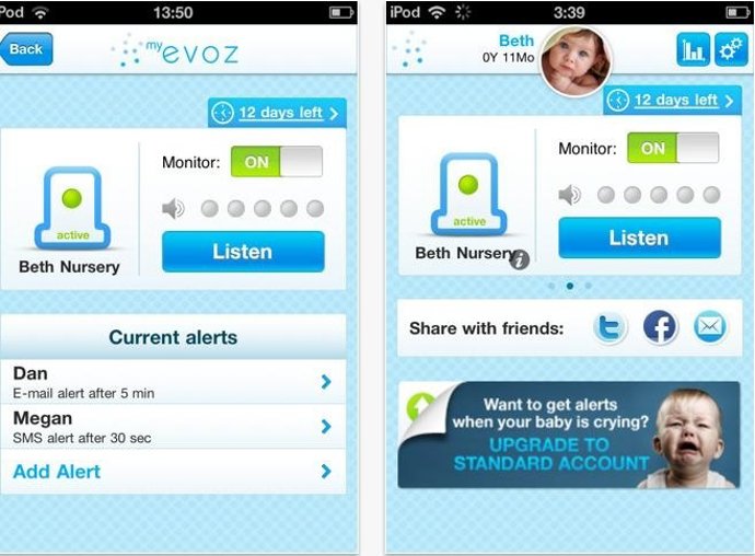 Aplicación Para Bebés Evoz