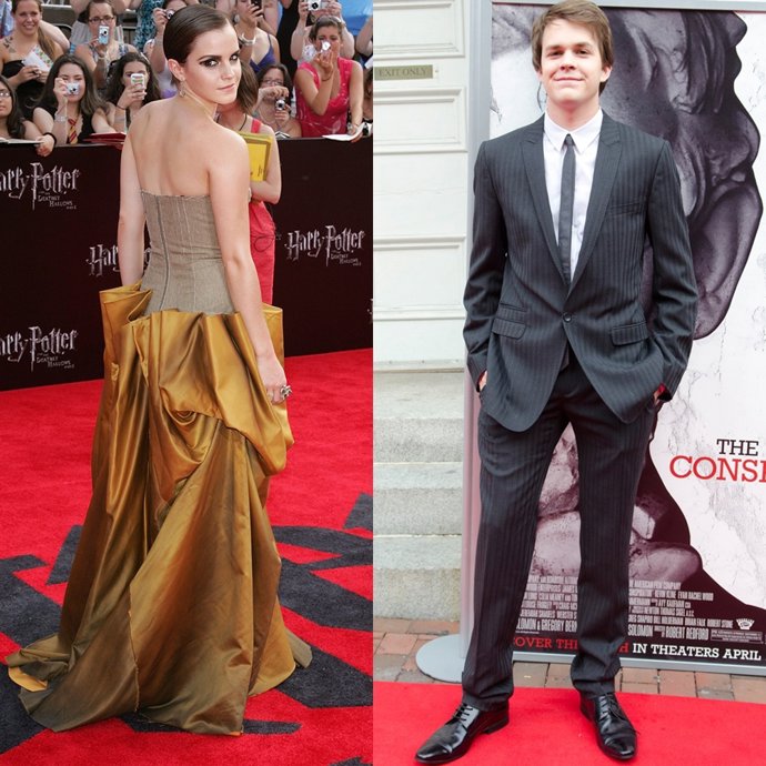 Montaje Emma Watson Y Johnny Simmons.