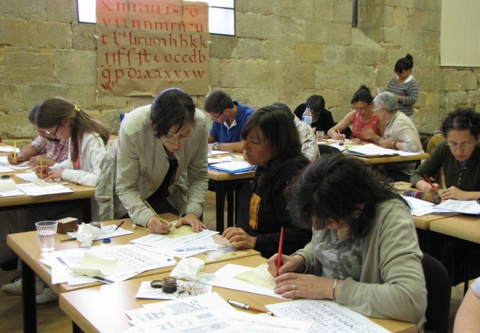 Taller De Caligrafía Mediaval De La Fundación Santa María La Real