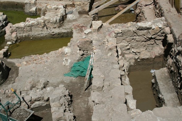 Estado De Los Restos En La Calle Arroyo De Santo Domingo 