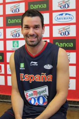 Rafa Martínez Con La Selección Española De Baloncesto