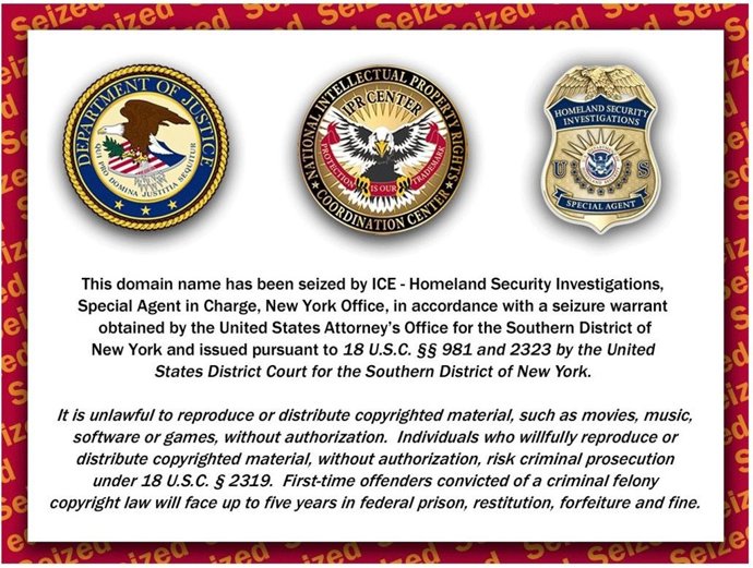 Pantalla De Intervención De Webs Por El Departamento De Estado De EE UU