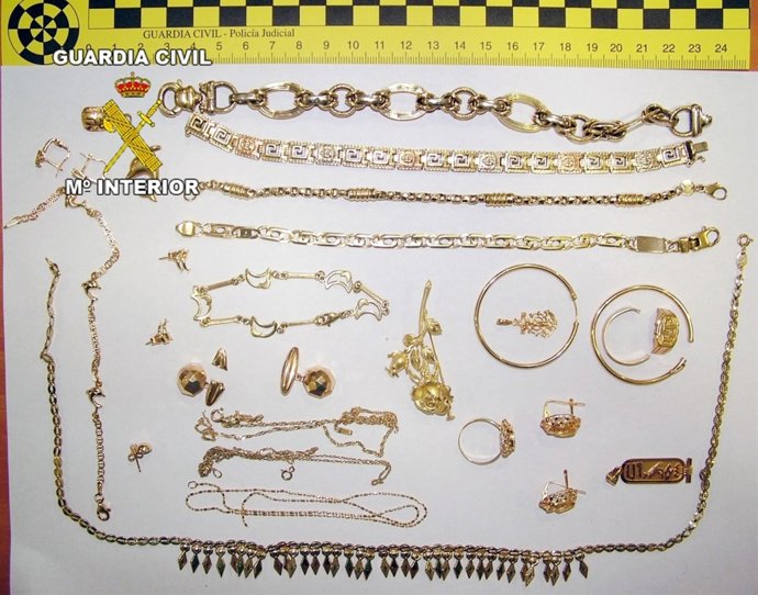 Joyas Incautadas Por La Guardia Civil