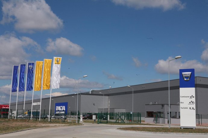 Almacén de Renault en Rumanía