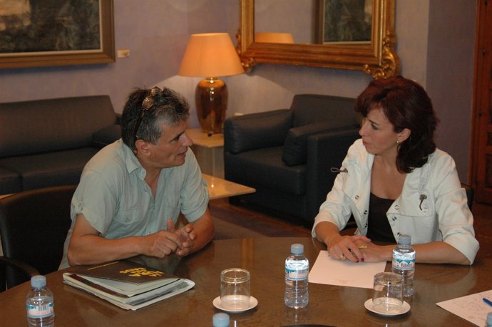 Reunión Entre La Presidenta De Diputación, María Luisa Ceballos, Y Pascual Rovir