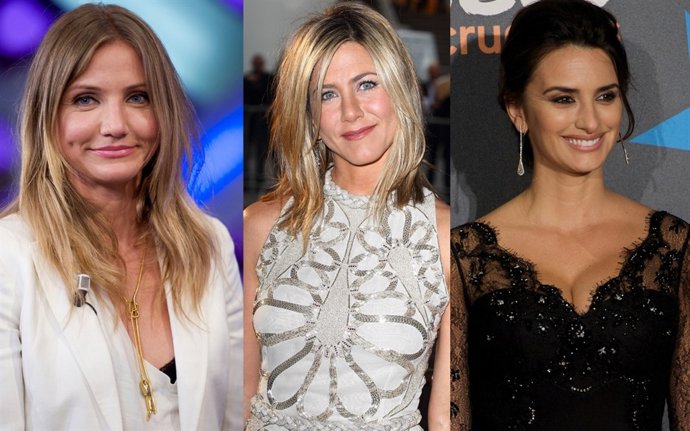 Montaje Jennifer Aniston, Cameron Diaz Y Penelope Cruz