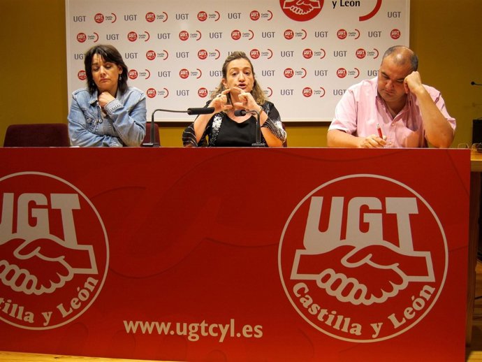 Responsables De UGT En Su Comparecencia De Análisis Sobre La Sanidad En Cyl