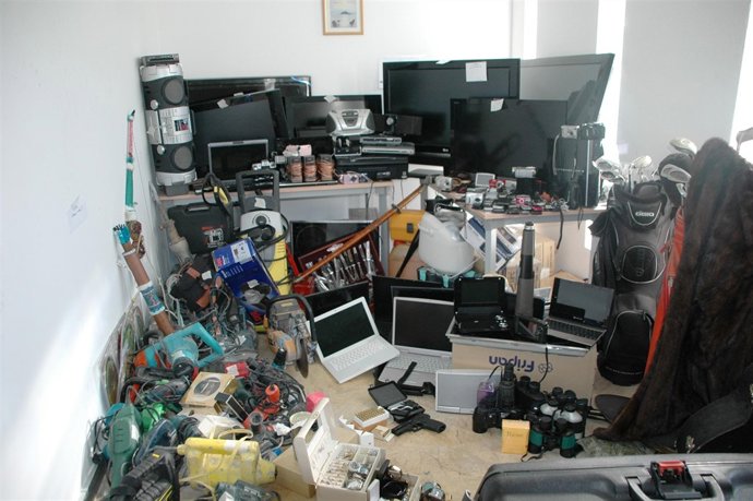 Objetos Intervenidos A Una Banda De Rumanos Que Asaltaban Pisos