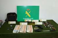 La Guardia Civil detiene a dos personas en Uruñuela por el atraco de una sucursal bancaria en un pueblo de Burgos