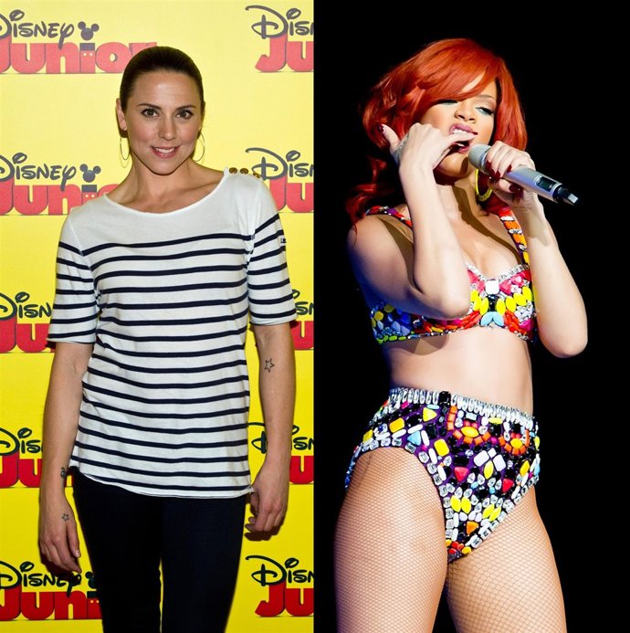 Montaje Mel C Y Rihanna
