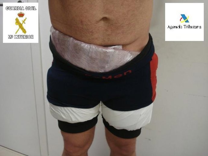 Droga Adosada Al Cuerpo De Un Detenido En Melilla