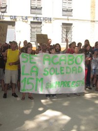 Libertad con cargos para los cuatro 'indignados' detenidos en Málaga