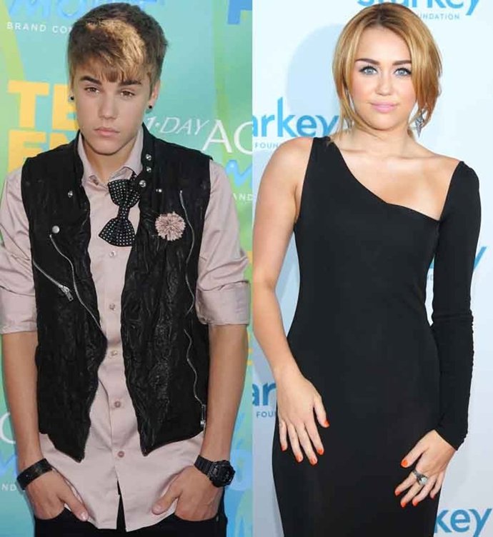Montaje Miley Cyrus Y Justin Bieber