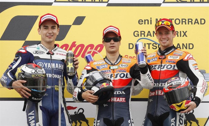 Lorenzo, Pedrosa, Stoner