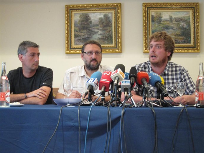 Oskar Matute, Txelui Moreno Y Maiorga Ramírez.