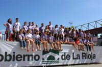 El Palacio de Deportes de Logroño acoge la llegada de los primeros 'peregrinos' llegados de Limoges