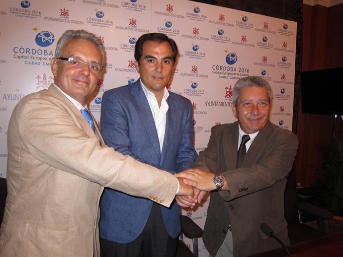 Presidente De RFET, José Luis Escañuela; Alcalde De Córdoba, José Antonio Nieto