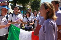 Cuca Gamarra reconoce "el gran trabajo" de los voluntarios riojanos de las Jornadas de la Juventud