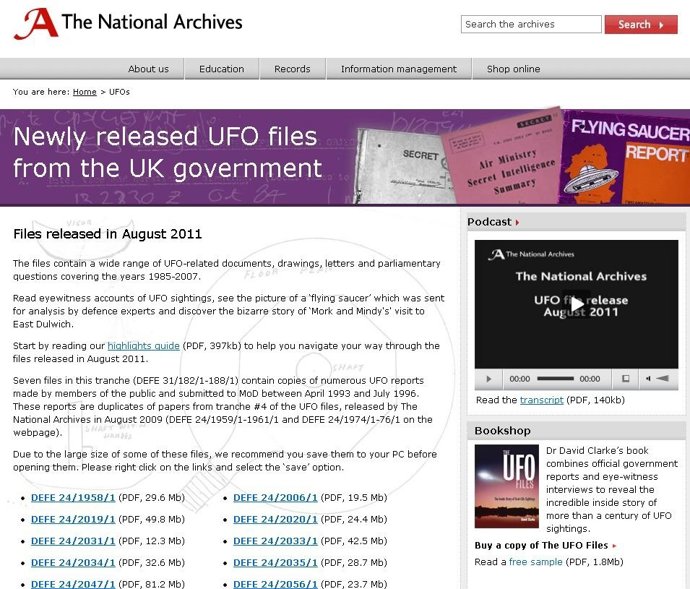 Página Del Ministerio De Defensa Británico 