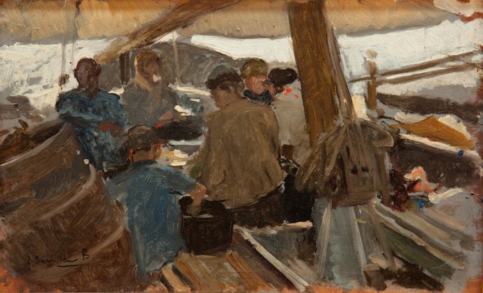 'Comiendo En La Barca' De Sorolla