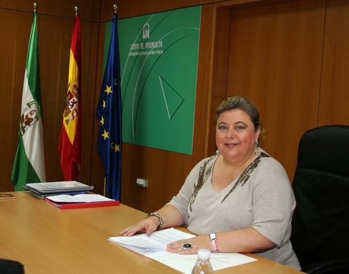 La Consejera De Agricultura Y Pesca, Clara Aguilera