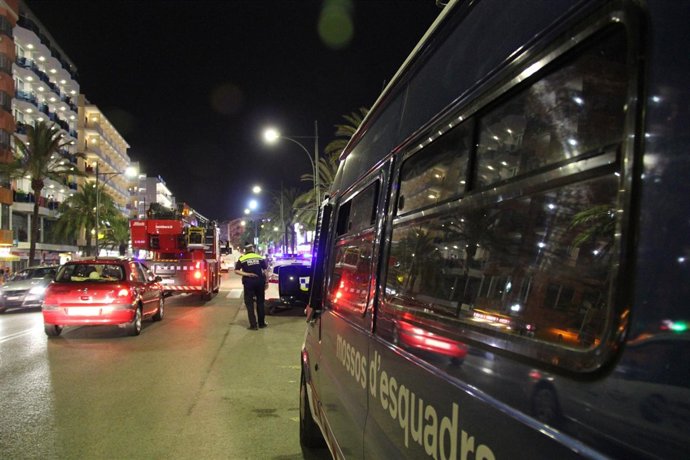 Dispositivo Policial En Lloret