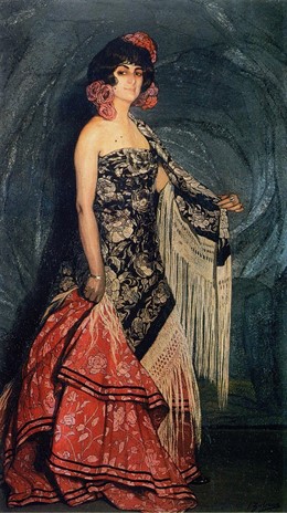 Lienzo 'Bailaora, Antonia La Gallega',  De Ignacio Zuloaga, Se Expone En Sevilla
