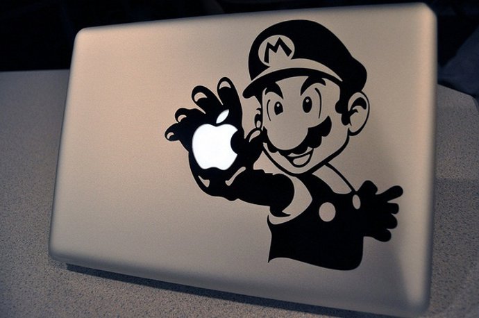 Mario En Un Macbook Pro