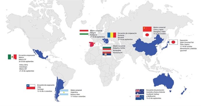 Las Misiones Se Reparten Por Cuatro Continentes Según Su Tipología