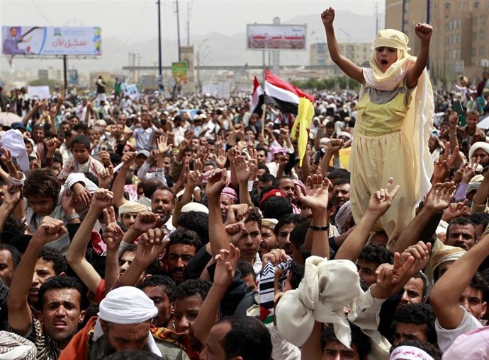 Protestas En Yemen