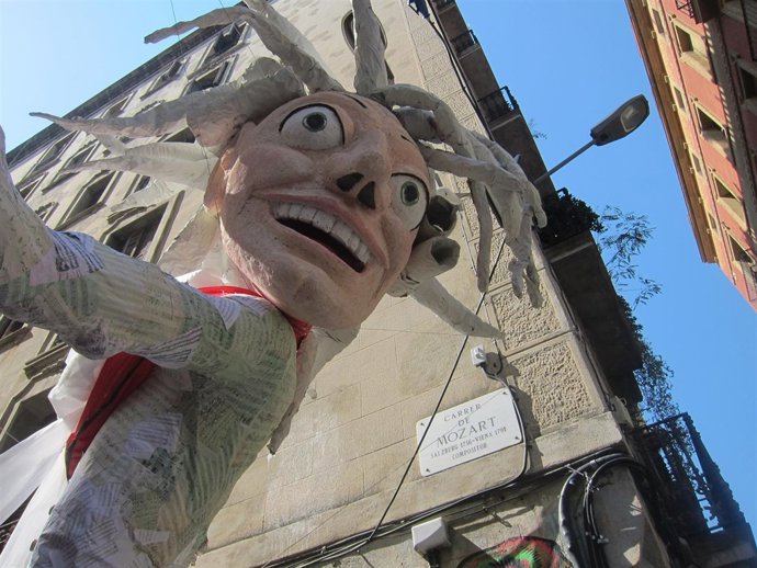 Decorado De La Calle Mozart, En Gràcia